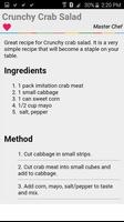 Crab Salad Recipes Full screenshot 2