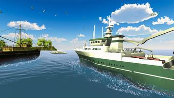 Ferry Captain Sea Transport: Cruise Driver Game 3D screenshot 1