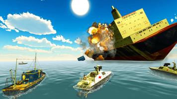 Ferry Captain Sea Transport: Cruise Driver Game 3D screenshot 2