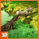 ikon Simulator hutan 3D buaya: klan crocs mematikan