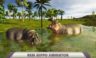 Ultimate Wild Hippo Hunter:Jungle Survival Sim Affiche