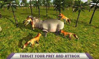 Ultimate Wild Hippo Hunter:Jungle Survival Sim capture d'écran 1