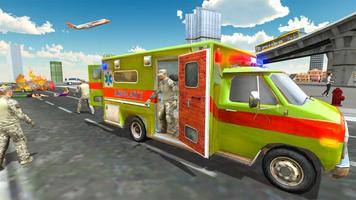 陸軍救助シミュレータ：救急車運転ゲーム スクリーンショット 2