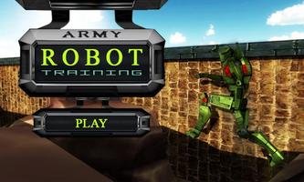 Poster Real Army Robot Training – Steel Fighting Champion