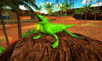 Simulador de selva de lagarto 3D Poster
