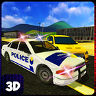 ikon Polisi merampok mengejar mobil 3D: polisi kota gil