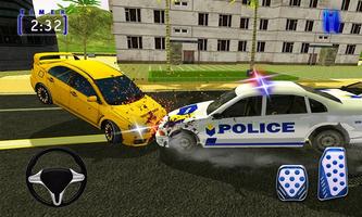 Polisi merampok mengejar mobil 3D: polisi kota gil screenshot 1