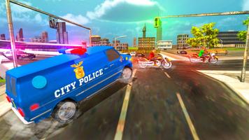 Police Van City Driver:Police Vs Gangster স্ক্রিনশট 1