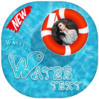 Water Text Photo Frames icono