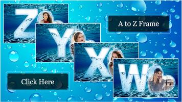 Water Text Photo Frames captura de pantalla 3