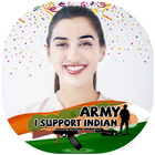 Support Indian Army DP Maker ícone