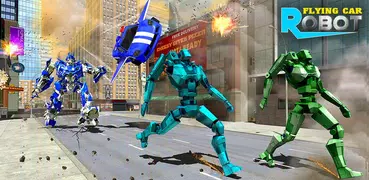 リアルポリスフライングカーロボットの変換ゲーム