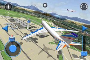 Flight Plane Landing Simulator 3D Free capture d'écran 1