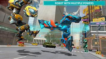 Futuristic Robot Crocodile Transforming Robot Game capture d'écran 2
