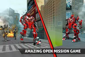 Real Robot Shark Game - Transforming Shark Robot screenshot 1