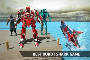 Real Robot Shark Game - Transforming Shark Robot screenshot 4