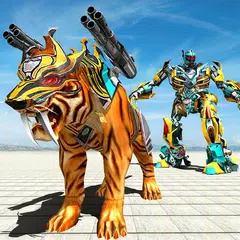 リアルロボットタイガーゲーム - タイガーロボットトランスフォーミング アプリダウンロード