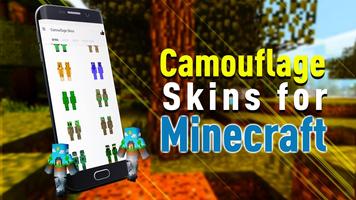 Camouflage skins craft Affiche