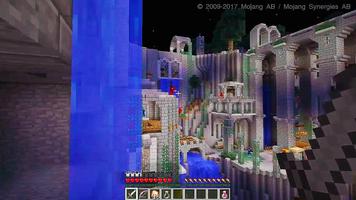 Castle Wars PvP Minecraft Map Affiche