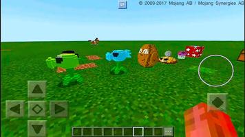Plants and Zombies Minecraft Addon capture d'écran 1