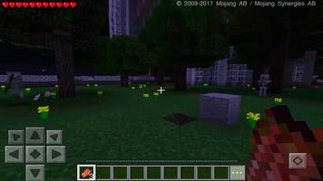 Zombie Apocalypse Minecraft Addon Affiche