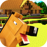 Craft World Farm Land Building Game icône