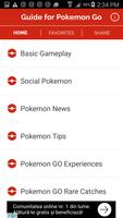 Central Guide for Pokemon GO Affiche