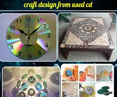 craft design from used cd পোস্টার