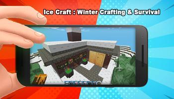 Ice Craft: Winter Crafting and survival 스크린샷 1