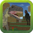 Jurassic craft - dino hunter أيقونة