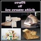 craft of ice cream stick icône
