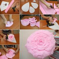 Craft paper flowers Affiche