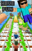 MineCraft Subway Rush: Lego, Block, Craft 3D Run ภาพหน้าจอ 2