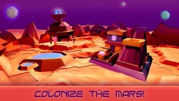 Mars Colony - Space Galaxy Tycoon Plakat