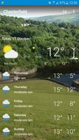 Chesterfield, Derbyshire - Weather الملصق