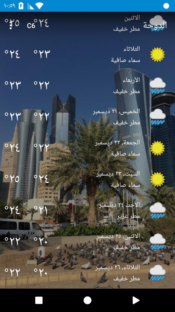 طقس الدوحة
