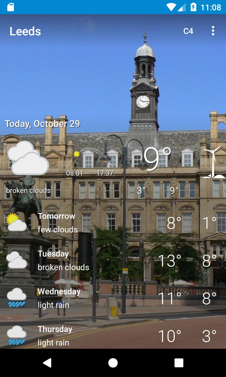 Weather leeds