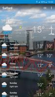Salford, Greater Manchester - Weather الملصق