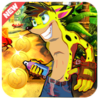 آیکون‌ Subway Crash Bandicot Crazy