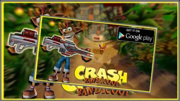 Crash Bandicoot Shooter : The Huge Adventure Cartaz