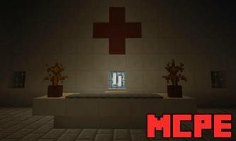 Hospital Horror Map for Minecraft PE capture d'écran 1