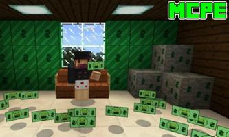 Notch’s Money Addon for Minecraft PE Affiche
