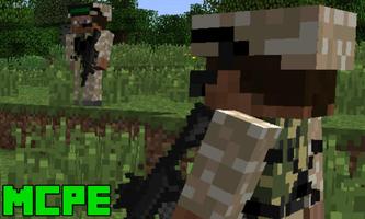 Military Armor Mod for Minecraft PE Affiche