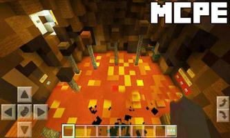 Volcano Run Map for Minecraft PE capture d'écran 2