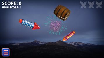 Fireworks Finger Fun Game capture d'écran 1