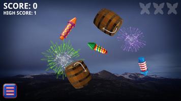 Fireworks Finger Fun Game capture d'écran 2