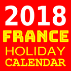 France Holiday Calendar 2018 أيقونة