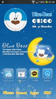 Blue bear Go launcher theme ポスター