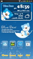 Blue bear Go launcher theme スクリーンショット 1