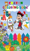 Crayon Coloring Book plakat